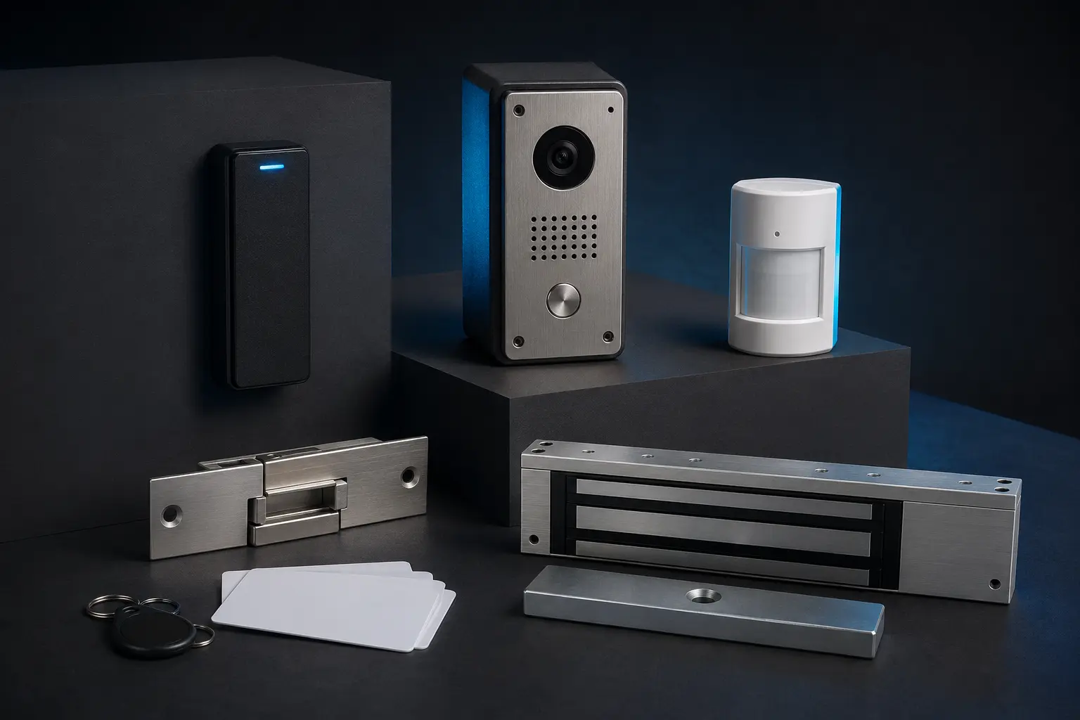 reader, intercom and electric door hardware